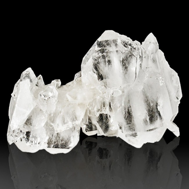 2.6" Water Clear FADEN QUARTZ Sharp Crystals with White Line Pakistan for sale