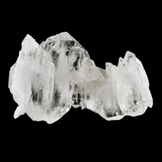 2.6" Water Clear FADEN QUARTZ Sharp Crystals with White Line Pakistan for sale