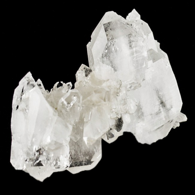 2.6" Water Clear FADEN QUARTZ Sharp Crystals with White Line Pakistan for sale