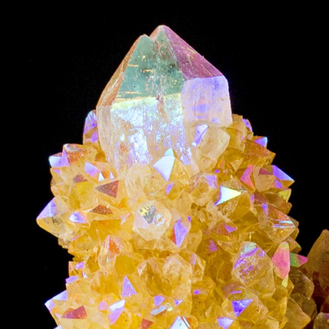 2.5" Iridescent RAINBOW SPIRIT QUARTZ Terminated Crystals South Africa for sale