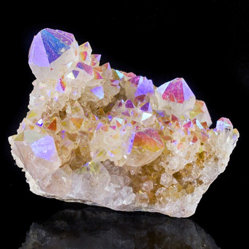 2.3" Sparking RAINBOW AURA SPIRIT QUARTZ Term...