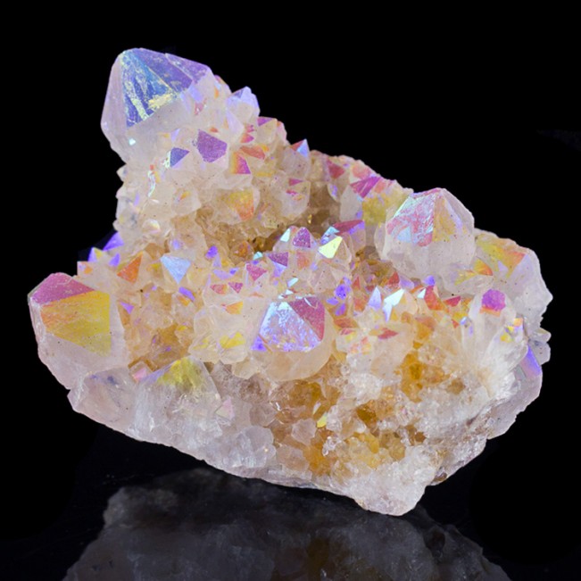 2.3" Sparking RAINBOW AURA SPIRIT QUARTZ Terminated Crystals So.Africa for sale