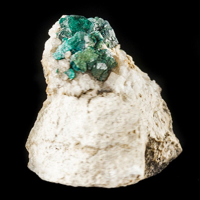 1.9" Dark Green Sparkling Gemmy DIOPTASE Crystals AltynTyube Kazakhstan for sale
