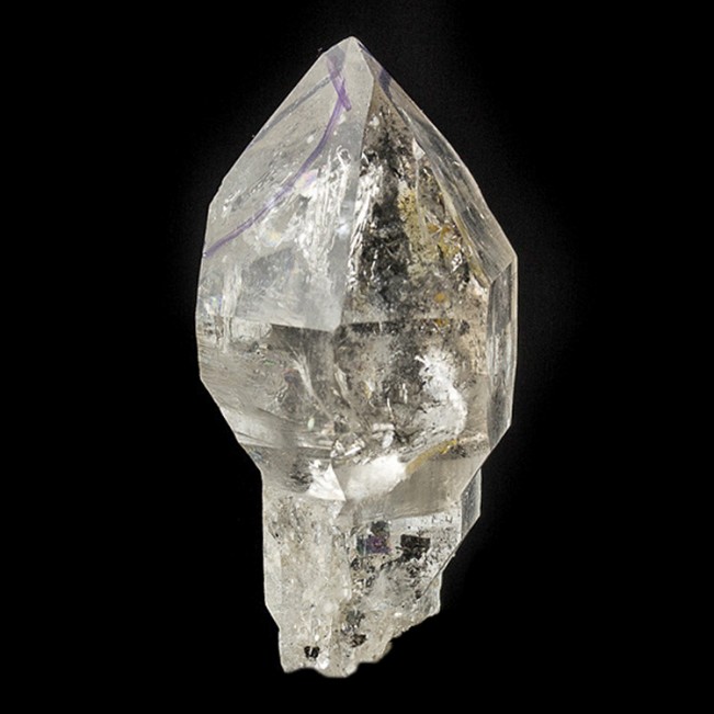 2" Clear ENHYDRO SCEPTER QUARTZ Crystal with Moving Bubble Inside China for sale