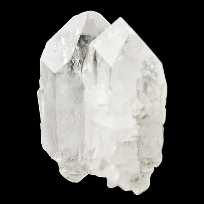 3" Gemmy FADEN QUARTZ Crystal with Sharp White Line of Bubbles Pakistan for sale