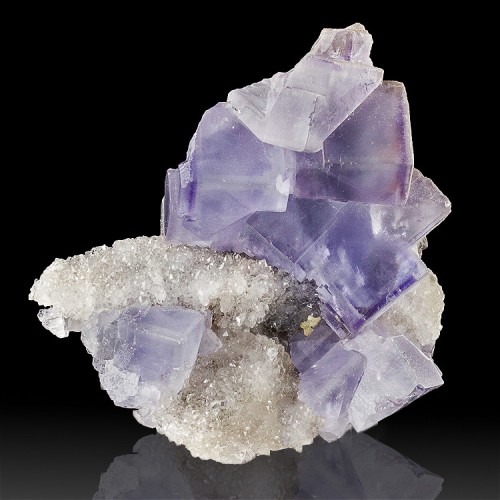 3.3 Glassy Faced Light Blue FLUORITE Crystals w-Pu...
