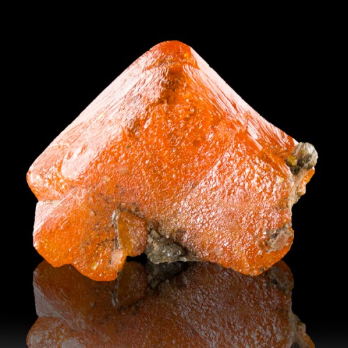 14mm Gleaming Gemmy RedOrange WULFENITE Sharp Crys...