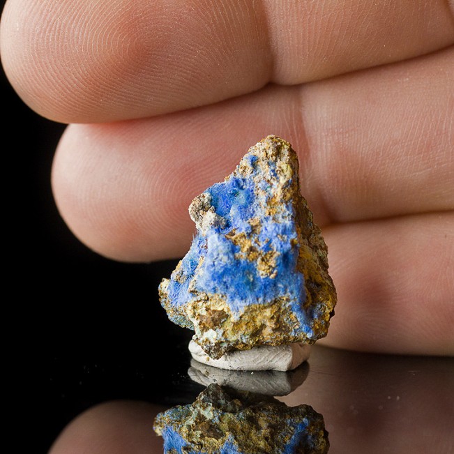 1" CYANOTRICHITE Neon Blue Hairy Crystals Mined in Grand Canyon in1970s for sale