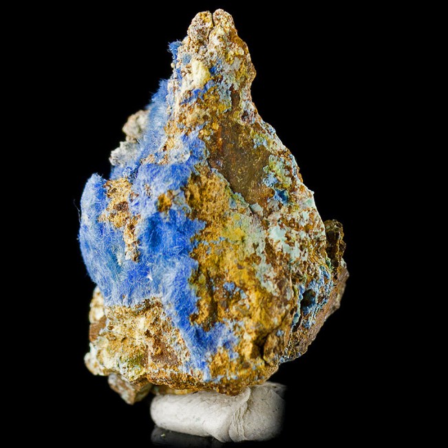 1" CYANOTRICHITE Neon Blue Hairy Crystals Mined in Grand Canyon in1970s for sale