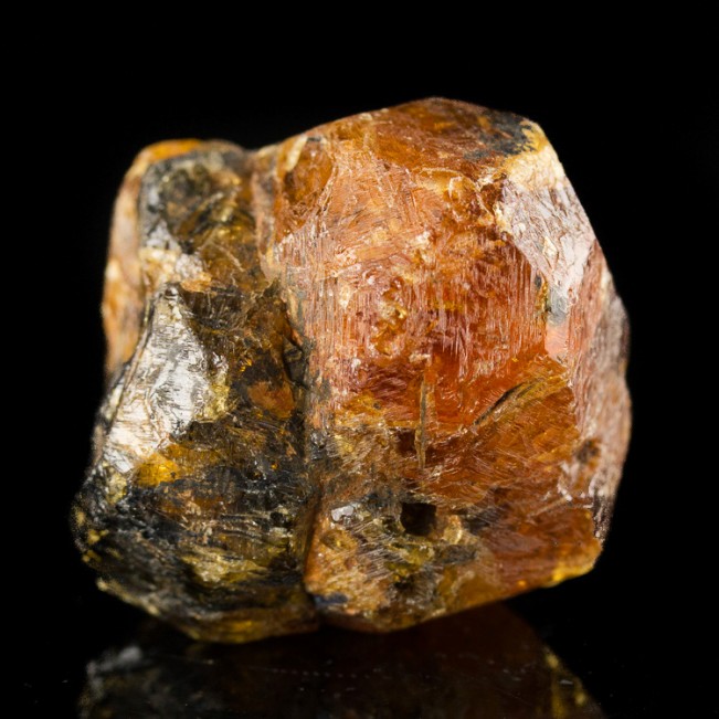 1.1" 158ct SPESSARTINE GARNET Saturated Orange Twin Crystals Tanzania for sale