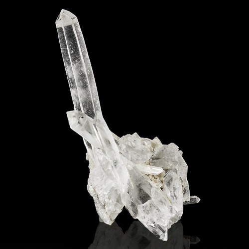 3.5" Intricate Multi-Crystal Cluster Clear TI...