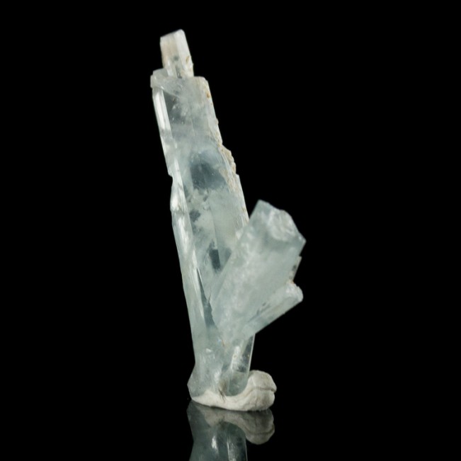 1.4" Nice Gemmy Light BLUE BARITE Sculptural Crystal Cluster StonehamCO for sale