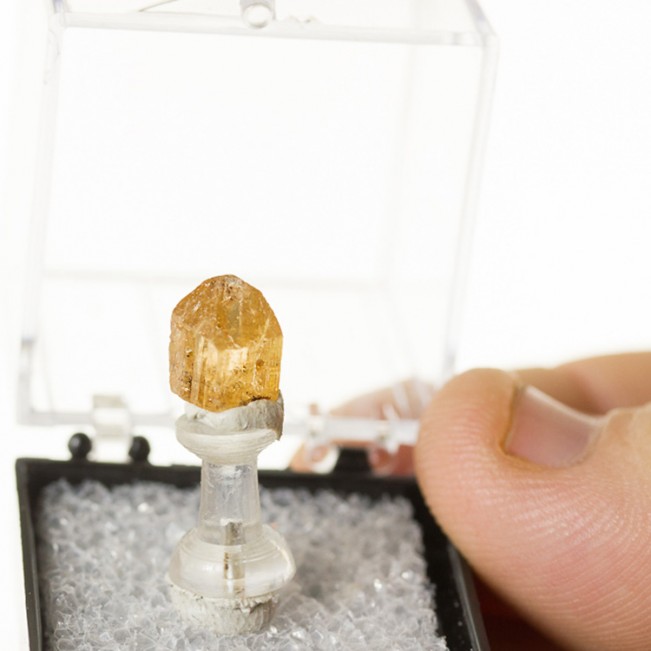 10mm Fine Terminated Golden Orange IMPERIAL TOPAZ Gemmy Crystal Brazil for sale