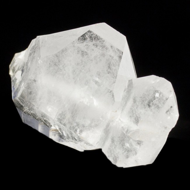 3.7" FADEN QUARTZ w-White Line Double Terminated Gem Crystals Pakistan for sale