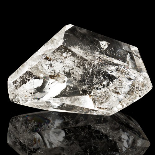 4.0" Transparent GEM POLISHED QUARTZ with Rai...
