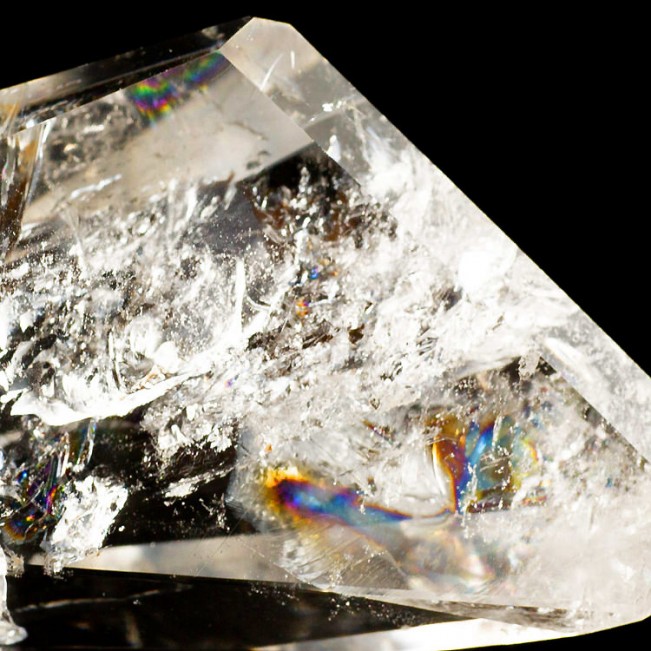 4.0" Transparent GEM POLISHED QUARTZ with Rainbows Water Clear Brazil for sale
