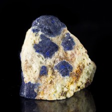 1.6" Blue LAZURITE Crystals LAPIS LAZULI on White Marble Afghanistan for sale 1.6" Blue LAZURITE Crystals LAPIS LAZULI on White Marble Afghanistan for sale