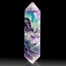 4.2" Multi-Color RAINBOW FLUORITE Polished Wand Blue-Green-Purple China for sale 4.2" Multi-Color RAINBOW FLUORITE Polished Wand Blue-Green-Purple China for sale