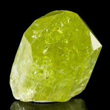 1" Lemon Yellow Clear Gemmy APATITE Lustrous Terminated Crystal Morocco for sale 1" Lemon Yellow Clear Gemmy APATITE Lustrous Terminated Crystal Morocco for sale
