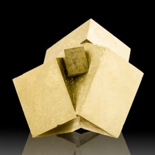 4 Cubic Crystals of MirrorBright Brassy Golden PYRITE 1.7"Cluster Spain for sale 4 Cubic Crystals of MirrorBright Brassy Golden PYRITE 1.7"Cluster Spain for sale