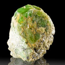 1.4" Rich Grass Green TSAVORITE GARNET Shiny Crystal Merelani Tanzania for sale 1.4" Rich Grass Green TSAVORITE GARNET Shiny Crystal Merelani Tanzania for sale