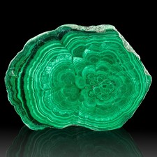 2.8" POLISHED MALACHITE SLICE w-Multiple Green Circle Bulls Eyes Congo for sale 2.8" POLISHED MALACHITE SLICE w-Multiple Green Circle Bulls Eyes Congo for sale