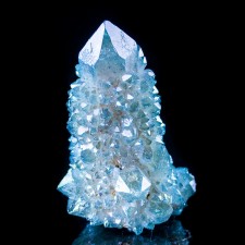 2.0" Neon Turquoise Blue SPIRIT AQUA AURA Quartz Crystals South Africa for sale 2.0" Neon Turquoise Blue SPIRIT AQUA AURA Quartz Crystals South Africa for sale