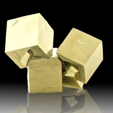 4" Flashy Metallic 6 Sharp Cubic PYRITE Crystals to 2.4" Navajun Spain for sale 4" Flashy Metallic 6 Sharp Cubic PYRITE Crystals to 2.4" Navajun Spain for sale