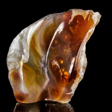 2" 39g Polished Red Brown FIRE AGATE w-Iridescent Bubbles Inside Mexico for sale 2" 39g Polished Red Brown FIRE AGATE w-Iridescent Bubbles Inside Mexico for sale