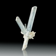 1.8" Gemmy BLUE BARITE Shiny Gemmy Twinned Crystals Stoneham Colorado for sale 1.8" Gemmy BLUE BARITE Shiny Gemmy Twinned Crystals Stoneham Colorado for sale