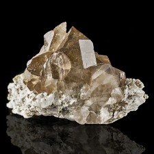 4.3" Gem Clear SMOKY QUARTZ Sharp Terminated Crystals Mont Blanc France for sale 4.3" Gem Clear SMOKY QUARTZ Sharp Terminated Crystals Mont Blanc France for sale