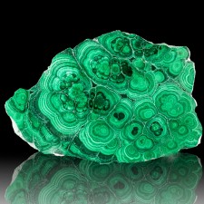 4.3" POLISHED MALACHITE SLICE w-Multiple Green Circle Bulls Eyes Congo for sale 4.3" POLISHED MALACHITE SLICE w-Multiple Green Circle Bulls Eyes Congo for sale