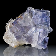 2.4" Gem Clear BLUE FLUORITE Glassy Cubic Crystals Jaimina Mine Spain for sale 2.4" Gem Clear BLUE FLUORITE Glassy Cubic Crystals Jaimina Mine Spain for sale