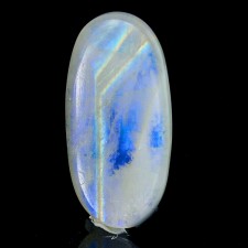 1.6" 45.6ct Neon Blue Flash RAINBOW MOONSTONE Oval Gem Cabochon India for sale 1.6" 45.6ct Neon Blue Flash RAINBOW MOONSTONE Oval Gem Cabochon India for sale