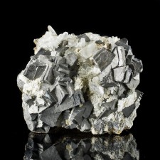 2.9" Metallic Silver ARSENOPYRITE Sharp Crystals to .8" on Matrix China for sale 2.9" Metallic Silver ARSENOPYRITE Sharp Crystals to .8" on Matrix China for sale