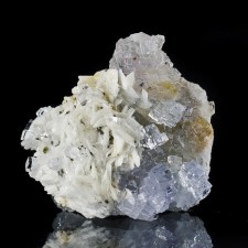 2.6" Wet-Look Water CLEAR+BLUE FLUORITE Crystals +Barite +Pyrite Spain for sale 2.6" Wet-Look Water CLEAR+BLUE FLUORITE Crystals +Barite +Pyrite Spain for sale