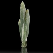 2.4" Rich Olive Green PRASE QUARTZ Crystals w-Actinolite Serifos Greece for sale 2.4" Rich Olive Green PRASE QUARTZ Crystals w-Actinolite Serifos Greece for sale