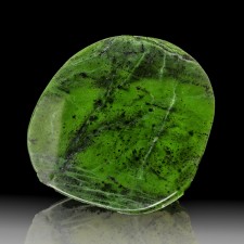 4.7" Super Saturated Green Nephrite JADE Polished Slice Myanmar Burma for sale 4.7" Super Saturated Green Nephrite JADE Polished Slice Myanmar Burma for sale