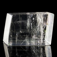 3.7" Clear ICELAND SPAR Polished Crystal Rhomb Double Refracting Brazil for sale 3.7" Clear ICELAND SPAR Polished Crystal Rhomb Double Refracting Brazil for sale