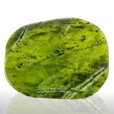 4.8" 189g Polished Slice Burmese NEPHRITE JADE Deep Vivid Green Myanmar for sale 4.8" 189g Polished Slice Burmese NEPHRITE JADE Deep Vivid Green Myanmar for sale