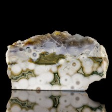 5.3" Orbicular OCEAN JASPER Polished Colorful Round Patterns Madagascar for sale 5.3" Orbicular OCEAN JASPER Polished Colorful Round Patterns Madagascar for sale