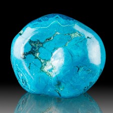 2.9" Smooth Shiny Rich Turquoise Blue CHRYSOCOLLA Polished Nugget Congo for sale 2.9" Smooth Shiny Rich Turquoise Blue CHRYSOCOLLA Polished Nugget Congo for sale