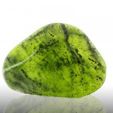4.3" 189g Polished Slice Burmese NEPHRITE JADE Deep Vivid Green Myanmar for sale 4.3" 189g Polished Slice Burmese NEPHRITE JADE Deep Vivid Green Myanmar for sale