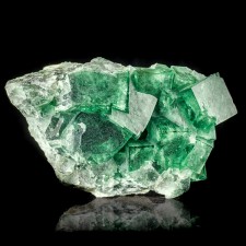 5.5" GREEN PHANTOM FLUORITE Madagascar Sharp Cubic Crystals on Matrix for sale 5.5" GREEN PHANTOM FLUORITE Madagascar Sharp Cubic Crystals on Matrix for sale