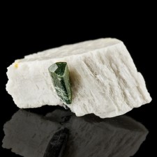 1.6" Bi-Color TOURMALINE Gemmy Terminated Crystal in Feldspar Pakistan for sale 1.6" Bi-Color TOURMALINE Gemmy Terminated Crystal in Feldspar Pakistan for sale