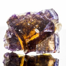2.3" PHANTOM FLUORITE from Kentucky Yellow Phantoms Inside Blue-Violet for sale 2.3" PHANTOM FLUORITE from Kentucky Yellow Phantoms Inside Blue-Violet for sale
