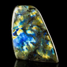4.4" Shimmering Blue+Yellow+Bronze LABRADORITE Polished Form Madagascar for sale 4.4" Shimmering Blue+Yellow+Bronze LABRADORITE Polished Form Madagascar for sale
